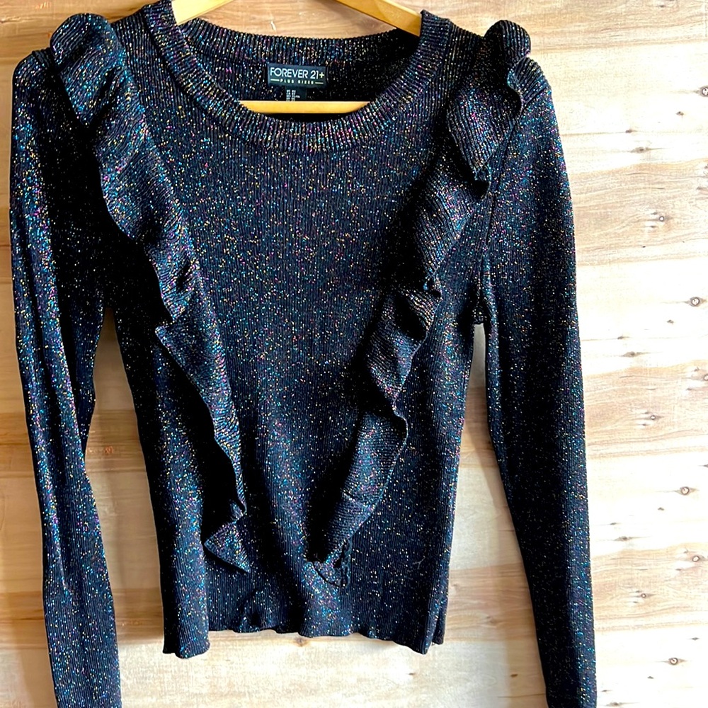 Metallic sweater